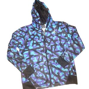 Jordan Black and Purple Camo Jacket